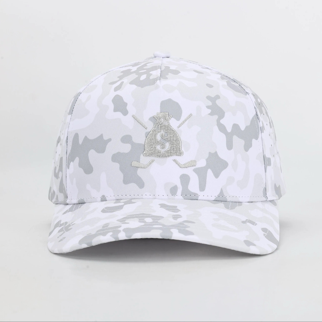 White Camo Hat – Sandbagger Golf Company - Main Image