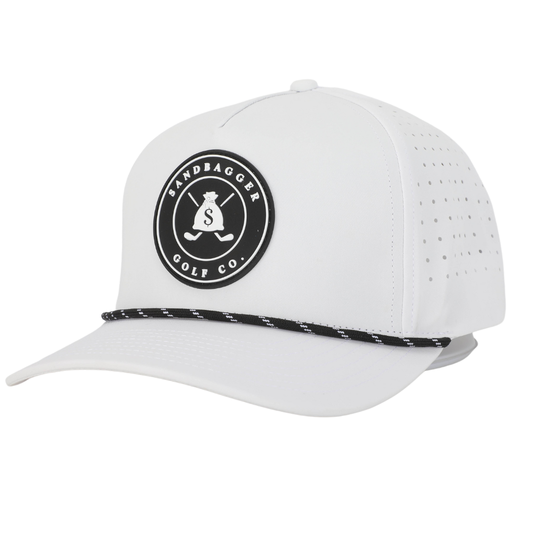 Mens white online golf hat